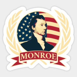 James Monroe Sticker